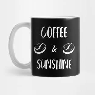 Coffee and Sunshine (white design) Mug